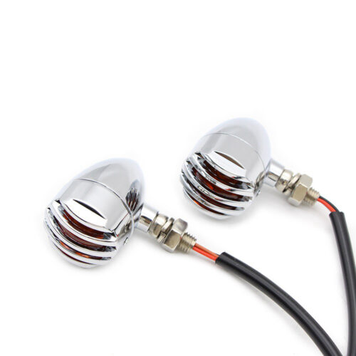 Semnalizari Moto Crom Chopper Bobber Cafe Racer Custom Grilaj Metal